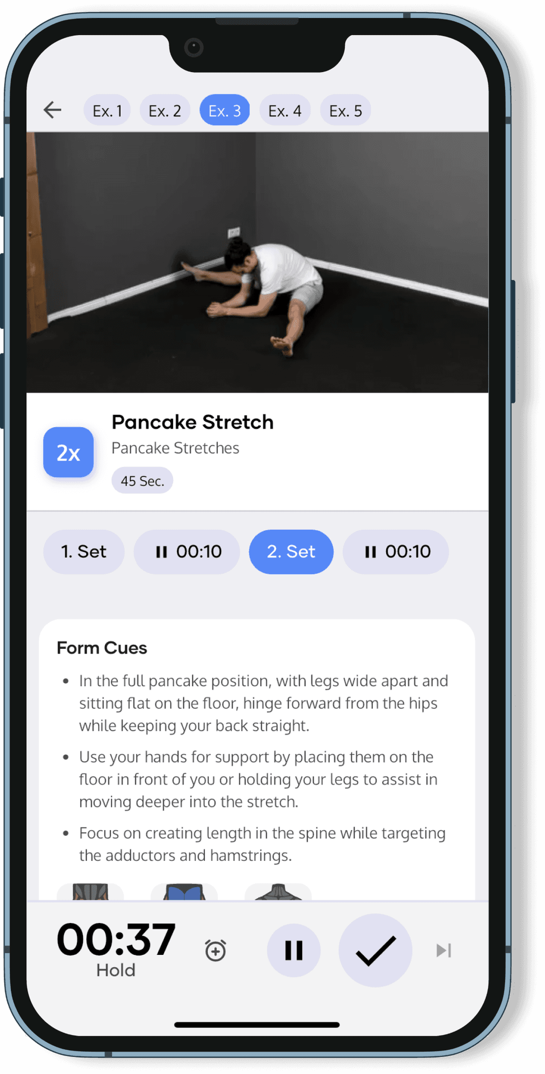 Interactive & Intuitive Workout Player